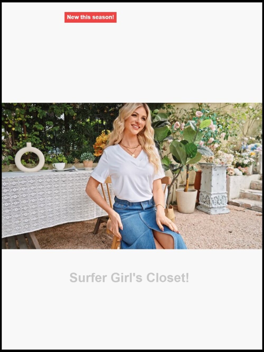 Women's Short Sleeve V-Neck T-Shirt Loose Fit Summer Basic - Picture 7 of 7